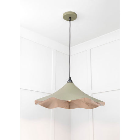 From The Anvil - Smooth Nickel Flora Pendant in Tump | Sku. 49730STU | Trade Door Handles.