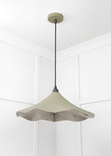 From The Anvil - Smooth Nickel Flora Pendant in Tump | Sku. 49730STU | Trade Door Handles.