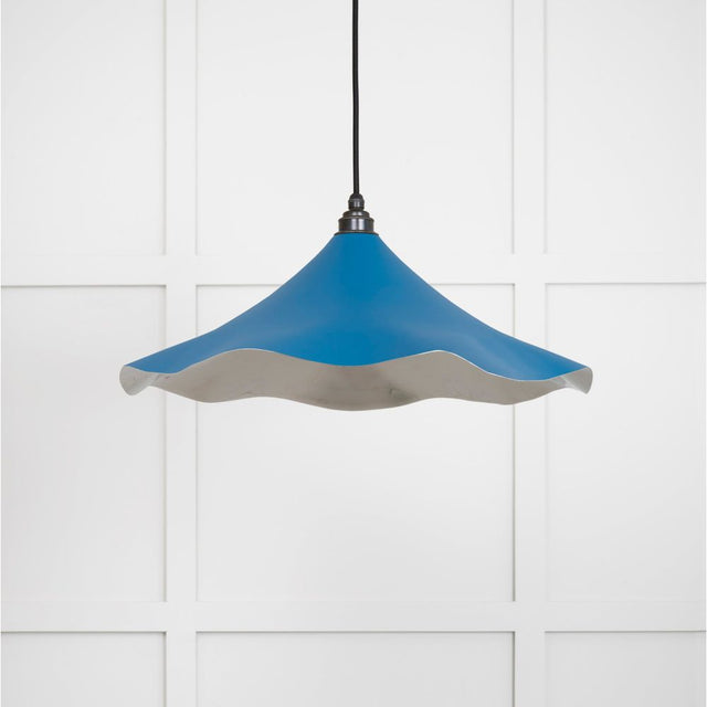 From The Anvil - Smooth Nickel Flora Pendant in Upstream | Sku. 49730SU | Trade Door Handles.