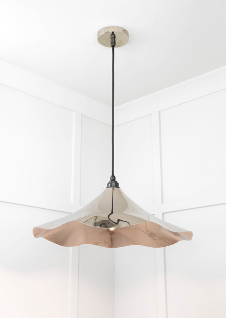 From The Anvil - Smooth Nickel Flora Pendant | Sku. 49730 | Trade Door Handles.