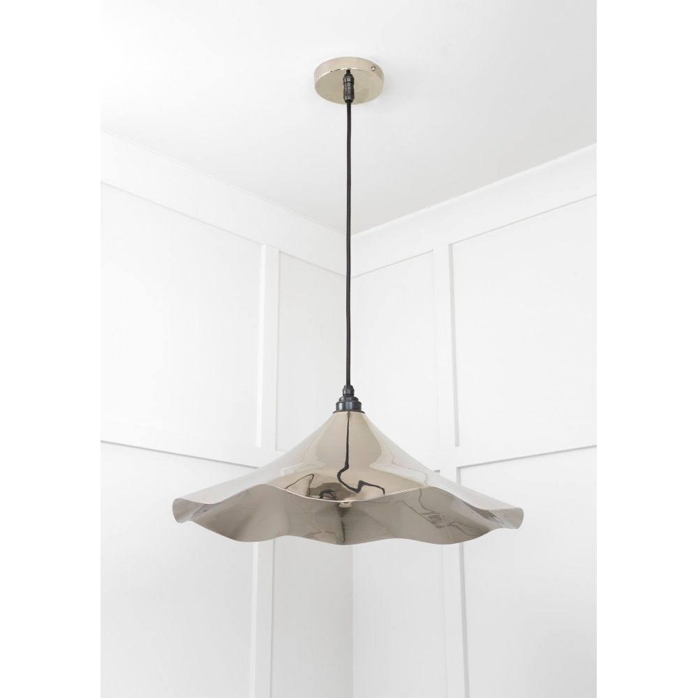 From The Anvil - Smooth Nickel Flora Pendant | Sku. 49730 | Trade Door Handles.