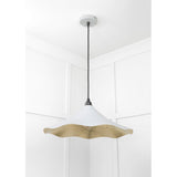 From The Anvil - Smooth Brass Flora Pendant in Birch | Sku. 49731SBI | Trade Door Handles.