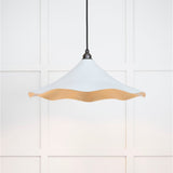 From The Anvil - Smooth Brass Flora Pendant in Birch | Sku. 49731SBI | Trade Door Handles.