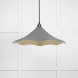 From The Anvil - Smooth Brass Flora Pendant in Bluff | Sku. 49731SBL | Trade Door Handles.