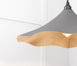 From The Anvil - Smooth Brass Flora Pendant in Bluff | Sku. 49731SBL | Trade Door Handles.