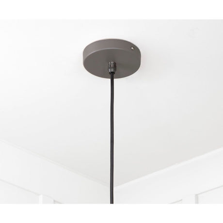 From The Anvil - Smooth Brass Flora Pendant in Bluff | Sku. 49731SBL | Trade Door Handles.