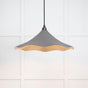 From The Anvil - Smooth Brass Flora Pendant in Bluff | Sku. 49731SBL | Trade Door Handles.