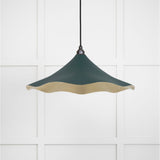 From The Anvil - Smooth Brass Flora Pendant in Dingle | Sku. 49731SDI | Trade Door Handles.