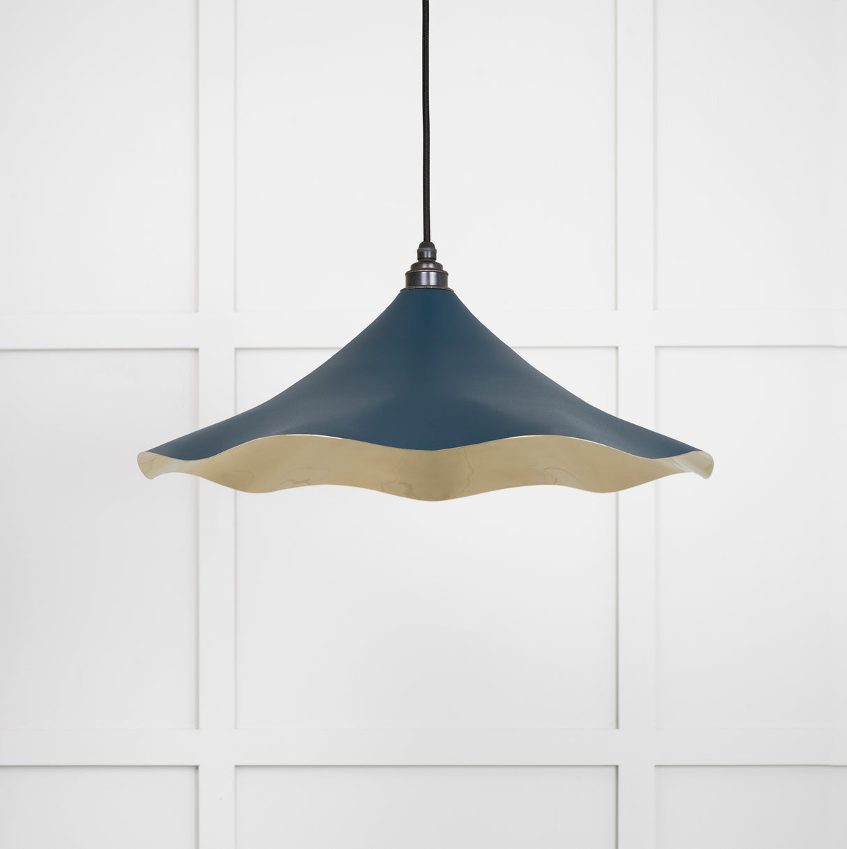 From The Anvil - Smooth Brass Flora Pendant in Dusk | Sku. 49731SDU | Trade Door Handles.