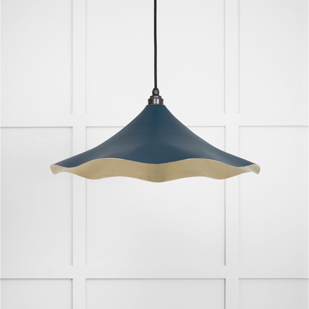 From The Anvil - Smooth Brass Flora Pendant in Dusk | Sku. 49731SDU | Trade Door Handles.