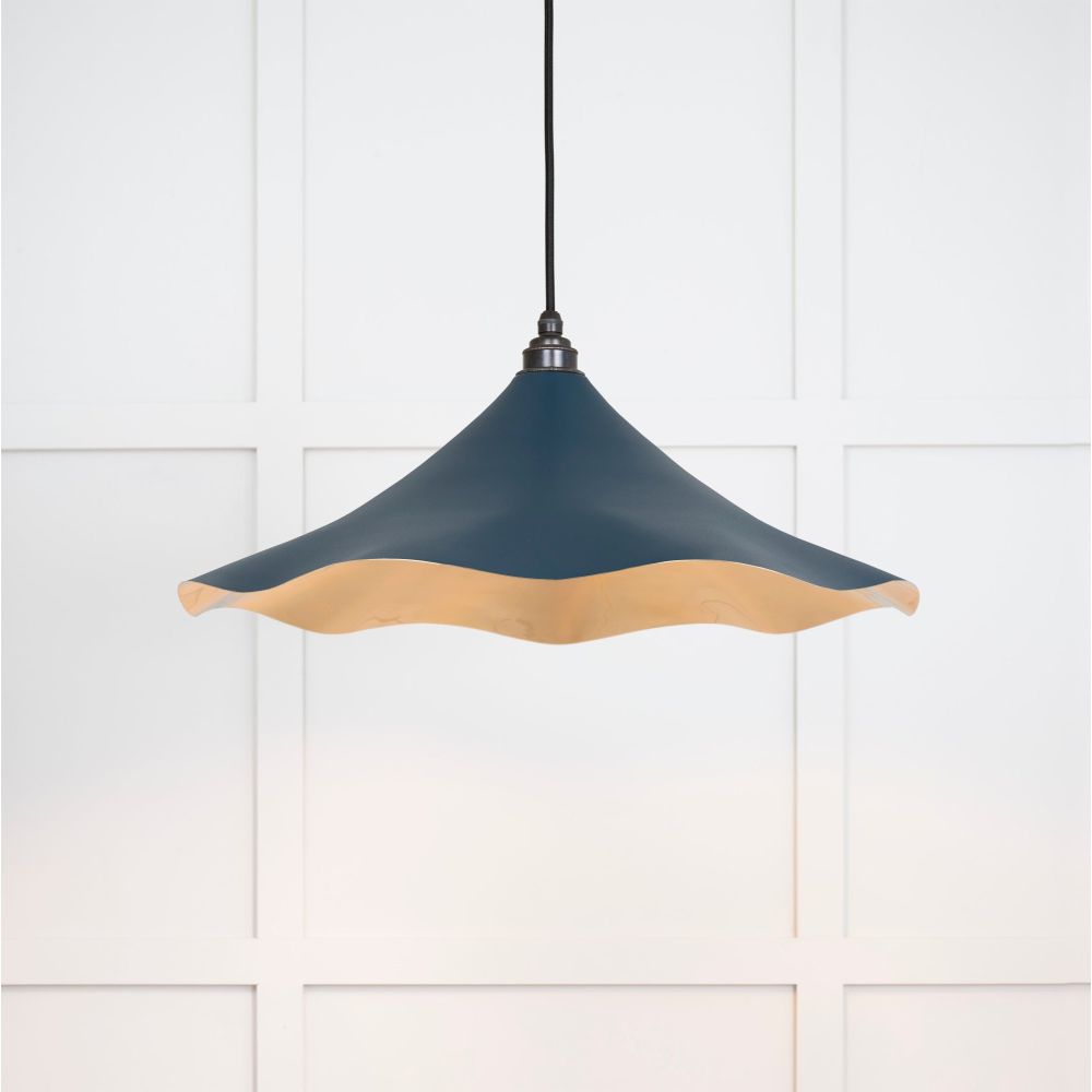 From The Anvil - Smooth Brass Flora Pendant in Dusk | Sku. 49731SDU | Trade Door Handles.