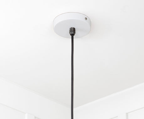 From The Anvil - Smooth Brass Flora Pendant in Flock | Sku. 49731SF | Trade Door Handles.