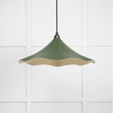 From The Anvil - Smooth Brass Flora Pendant in Heath | Sku. 49731SH | Trade Door Handles.