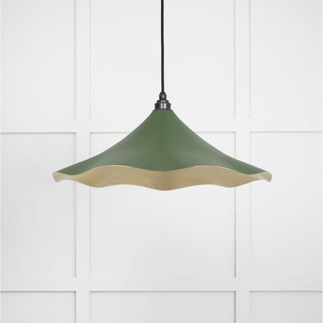 From The Anvil - Smooth Brass Flora Pendant in Heath | Sku. 49731SH | Trade Door Handles.