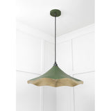 From The Anvil - Smooth Brass Flora Pendant in Heath | Sku. 49731SH | Trade Door Handles.