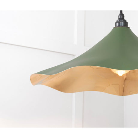 From The Anvil - Smooth Brass Flora Pendant in Heath | Sku. 49731SH | Trade Door Handles.