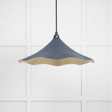 From The Anvil - Smooth Brass Flora Pendant in Slate | Sku. 49731SSL | Trade Door Handles.