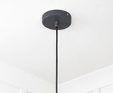 From The Anvil - Smooth Brass Flora Pendant in Slate | Sku. 49731SSL | Trade Door Handles.