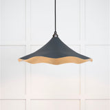 From The Anvil - Smooth Brass Flora Pendant in Soot | Sku. 49731SSO | Trade Door Handles.