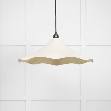 From The Anvil - Smooth Brass Flora Pendant in Teasel | Sku. 49731STE | Trade Door Handles.