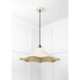 From The Anvil - Smooth Brass Flora Pendant in Teasel | Sku. 49731STE | Trade Door Handles.