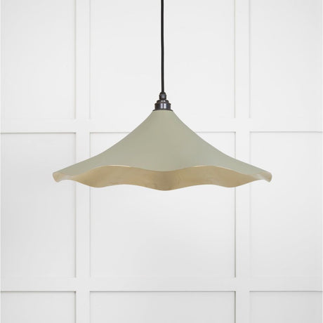 From The Anvil - Smooth Brass Flora Pendant in Tump | Sku. 49731STU | Trade Door Handles.