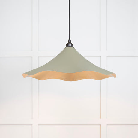 From The Anvil - Smooth Brass Flora Pendant in Tump | Sku. 49731STU | Trade Door Handles.