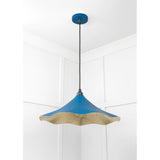 From The Anvil - Smooth Brass Flora Pendant in Upstream | Sku. 49731SU | Trade Door Handles.
