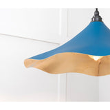 From The Anvil - Smooth Brass Flora Pendant in Upstream | Sku. 49731SU | Trade Door Handles.