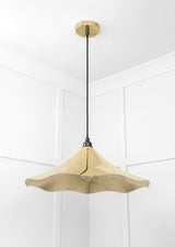 From The Anvil - Smooth Brass Flora Pendant | Sku. 49731 | Trade Door Handles.