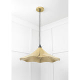 From The Anvil - Smooth Brass Flora Pendant | Sku. 49731 | Trade Door Handles.