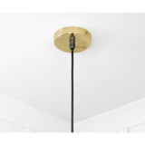 From The Anvil - Smooth Brass Flora Pendant | Sku. 49731 | Trade Door Handles.