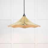 From The Anvil - Smooth Brass Flora Pendant | Sku. 49731 | Trade Door Handles.