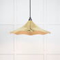 From The Anvil - Smooth Brass Flora Pendant | Sku. 49731 | Trade Door Handles.