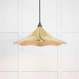 From The Anvil - Smooth Brass Flora Pendant | Sku. 49731 | Trade Door Handles.