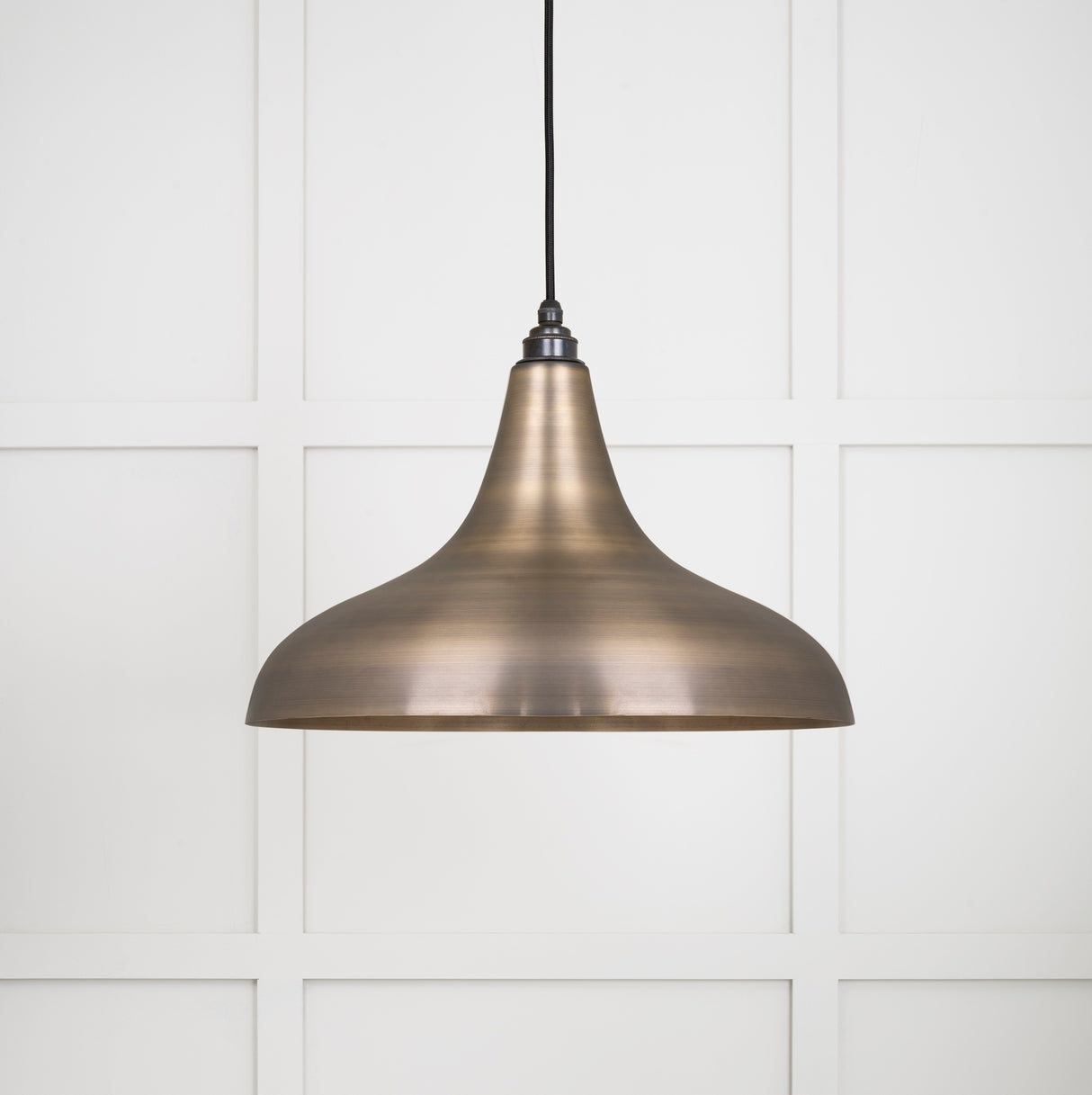 From The Anvil - Aged Brass Frankley Pendant | Sku. 49734 | Trade Door Handles.