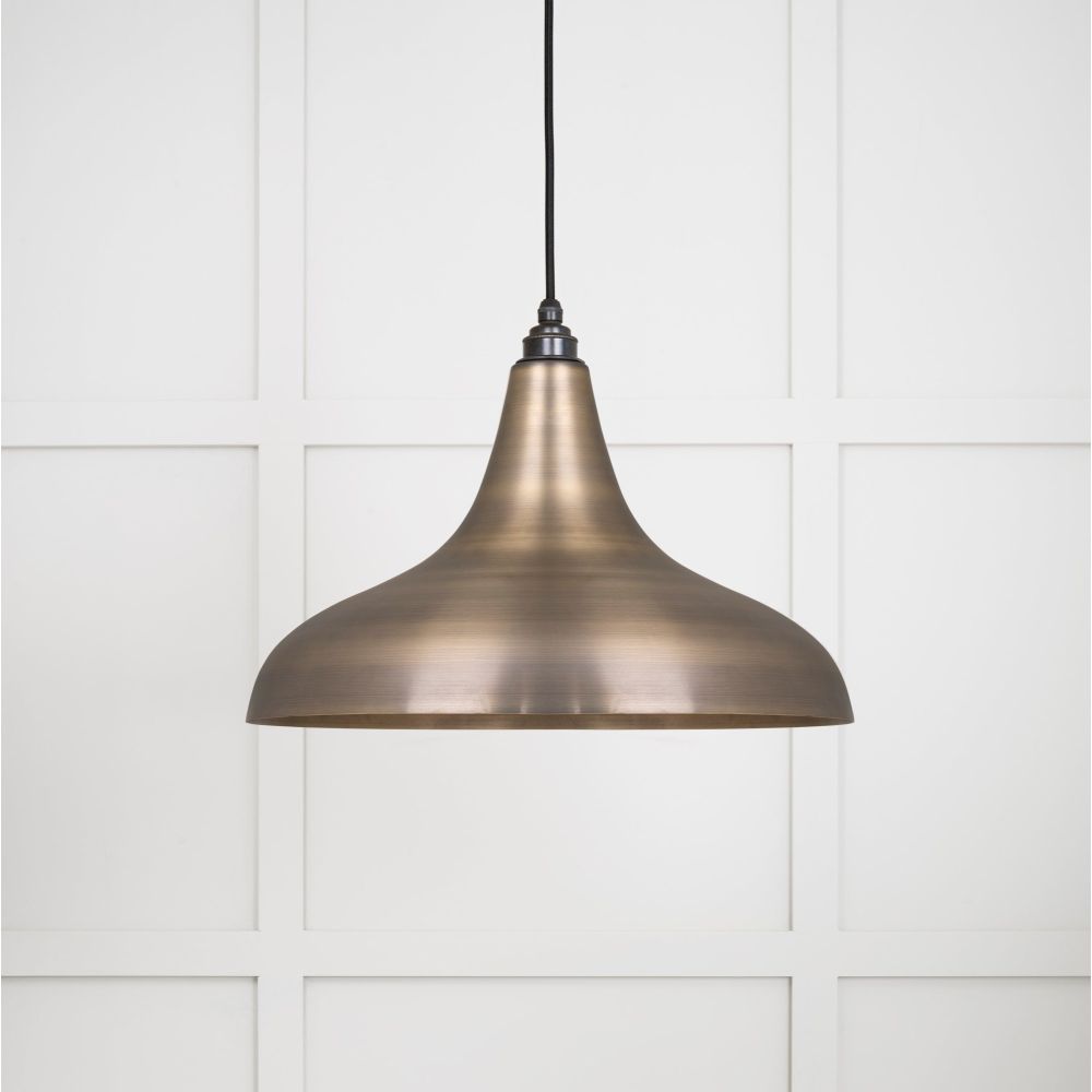 From The Anvil - Aged Brass Frankley Pendant | Sku. 49734 | Trade Door Handles.