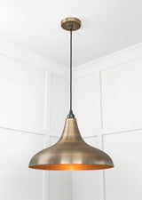 From The Anvil - Aged Brass Frankley Pendant | Sku. 49734 | Trade Door Handles.