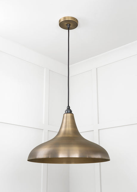From The Anvil - Aged Brass Frankley Pendant | Sku. 49734 | Trade Door Handles.