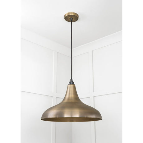 From The Anvil - Aged Brass Frankley Pendant | Sku. 49734 | Trade Door Handles.
