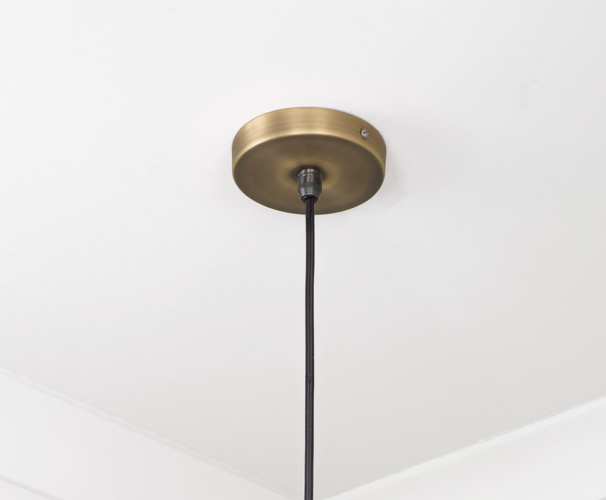 From The Anvil - Aged Brass Frankley Pendant | Sku. 49734 | Trade Door Handles.