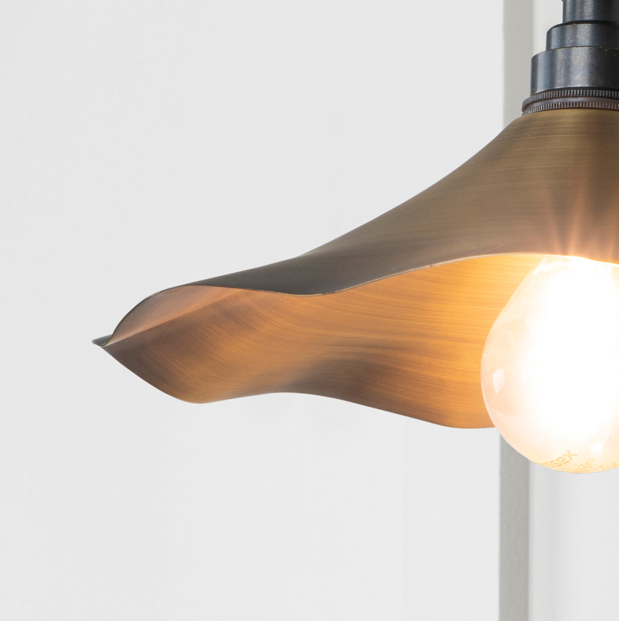 From The Anvil - Aged Brass Flora Wall Light | Sku. 49735 | Trade Door Handles.