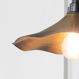 From The Anvil - Aged Brass Flora Wall Light | Sku. 49735 | Trade Door Handles.