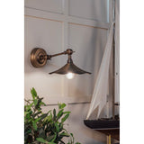 From The Anvil - Aged Brass Flora Wall Light | Sku. 49735 | Trade Door Handles.