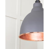 From The Anvil - Smooth Copper Brindley Cluster Pendant in Bluff | Sku. 49736SBL | Trade Door Handles.