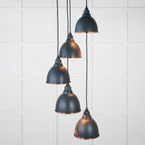 From The Anvil - Smooth Copper Brindley Cluster Pendant in Soot | Sku. 49736SSO | Trade Door Handles.