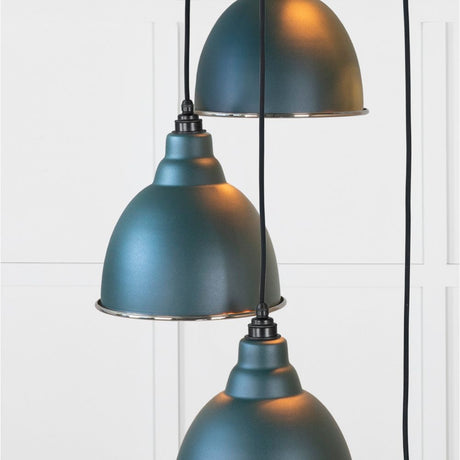 From The Anvil - Smooth Nickel Brindley Cluster Pendant in Dingle | Sku. 49737SDI | Trade Door Handles.