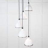 From The Anvil - Smooth Nickel Brindley Cluster Pendant in Flock | Sku. 49737SF | Trade Door Handles.