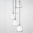 From The Anvil - Smooth Nickel Brindley Cluster Pendant in Flock | Sku. 49737SF | Trade Door Handles.