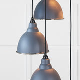 From The Anvil - Smooth Nickel Brindley Cluster Pendant in Slate | Sku. 49737SSL | Trade Door Handles.